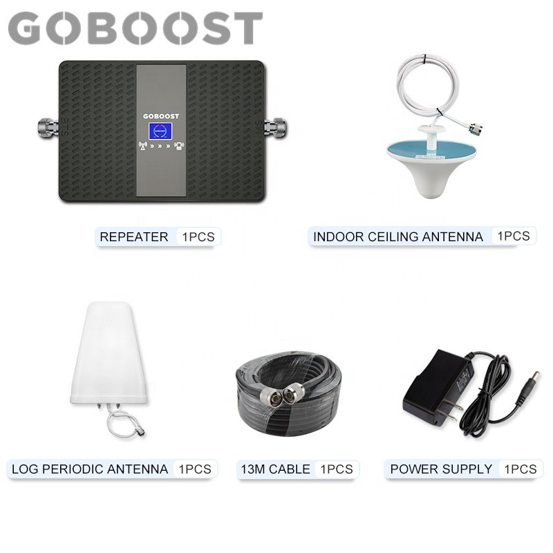Goboost Yemen 850/900 MHz CDMA/GSM B5 B8 Mobile Phone Dual Band Signal Repeater 2G 3G 4G Band5 Band8 booster repiter
